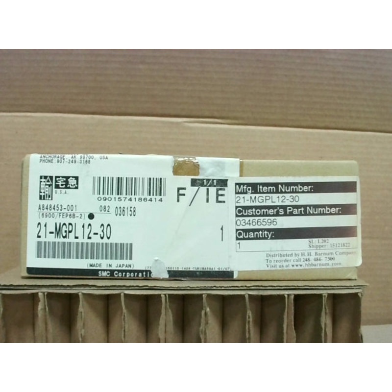 SMC 21-MGPL12-30 Compact Guide Cylinder 12mm Bore 30mm Stroke