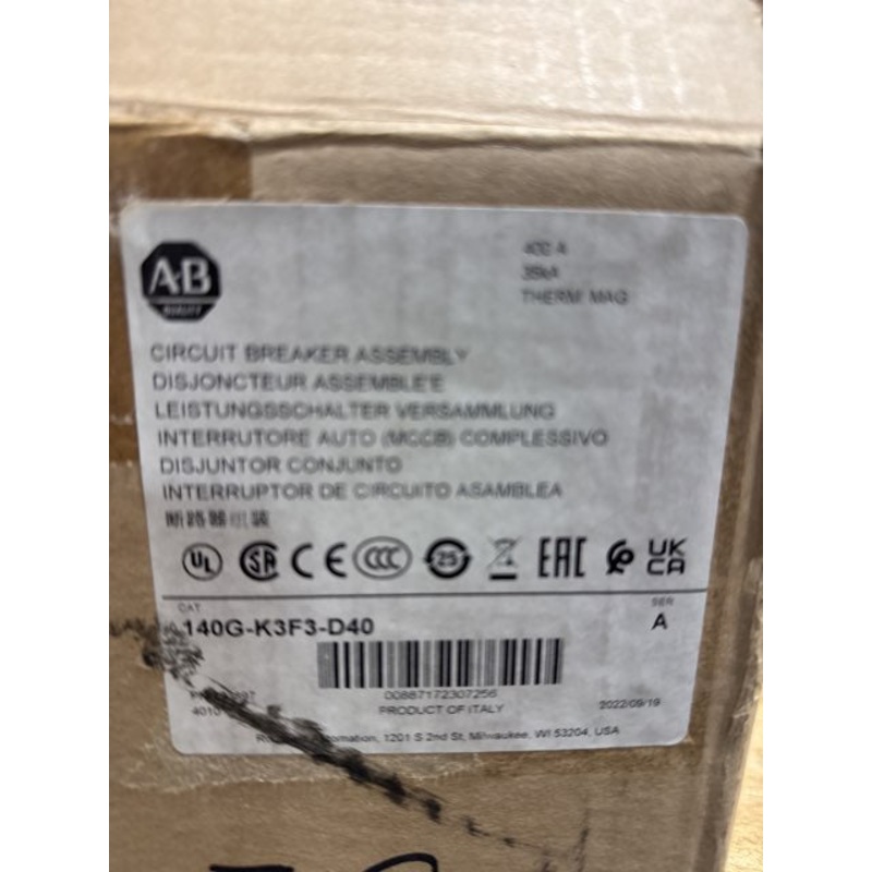 Allan Bradley 140G-K3F3-D40 400A Circuit Breaker 3P 600V /A
