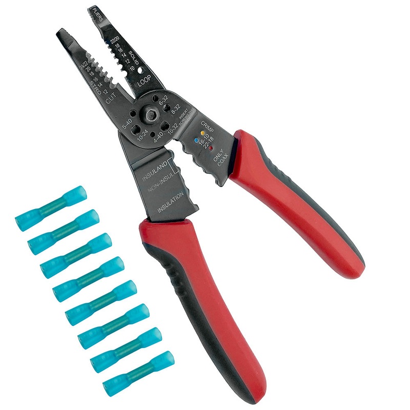 T-H Marine Heat Shrink Kit with 6-In-1 Wire Tool & Connectors – BE-EL-31643-DP