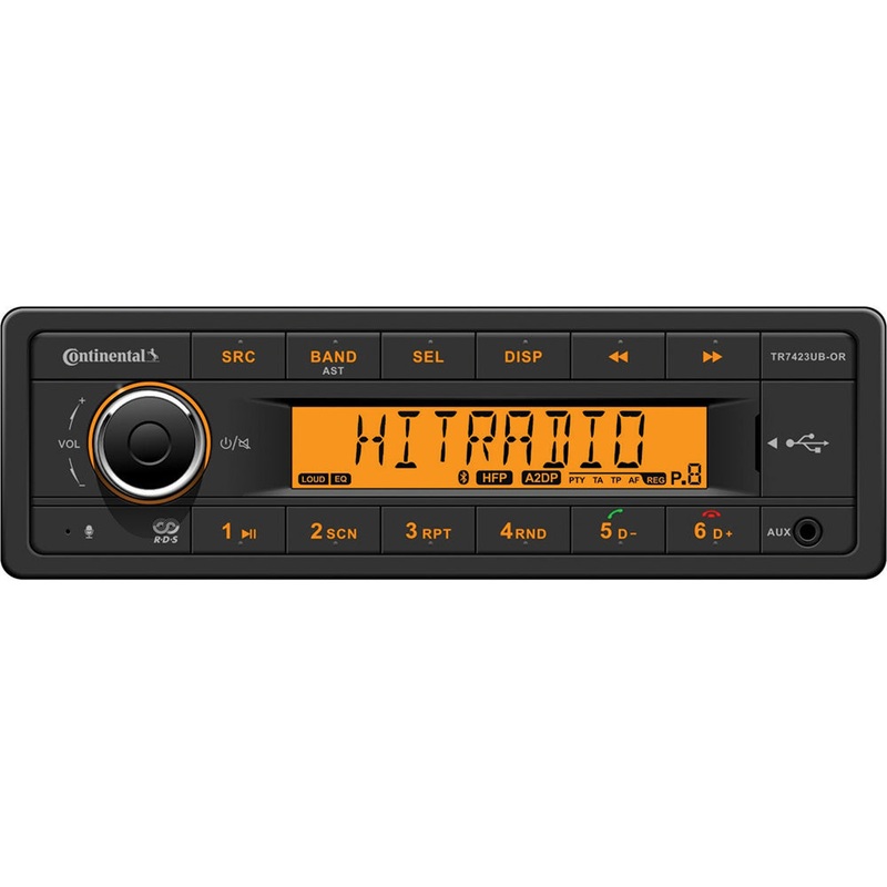 Continental Stereo with AM/FM/BT/USB – 24V – TR7423UB-OR