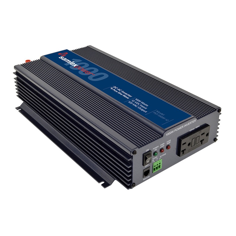Samlex PST-1000F-12 1000W Pure Sine Wave Inverter – 12V Input 120VAC Output – PST-1000F-12