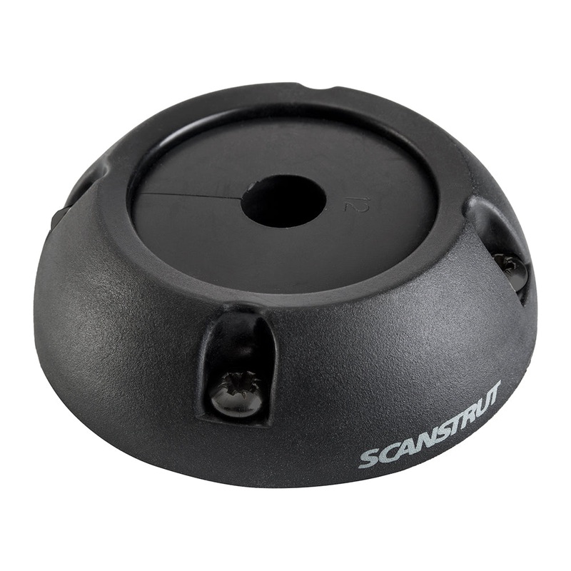 Scanstrut Black Large Deck Seal Connector 1.57 Cables – .47-.59 – DS40-P-BLK