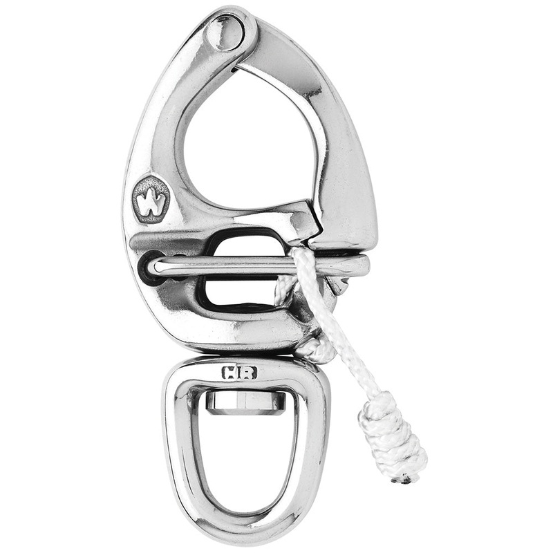 Wichard HR Quick Release Snap Shackle with Swivel Eye – Length 2-3/4 – 2673
