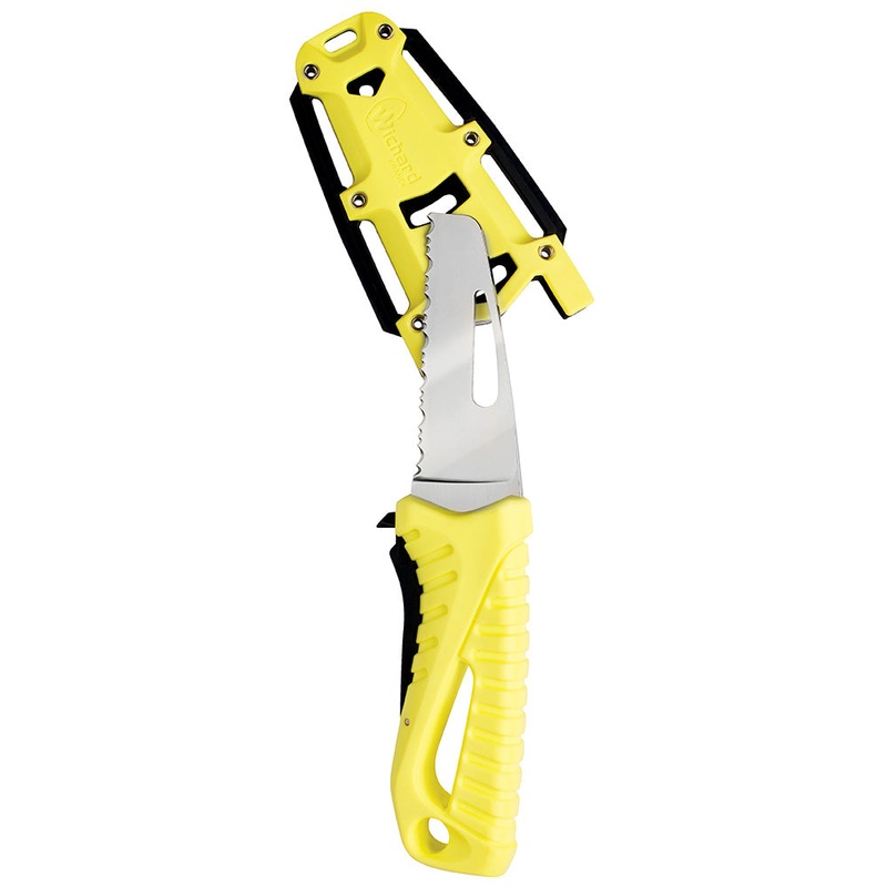 Wichard Offshore Rescue Knife Fixed Blade – Fluorescent – 10192