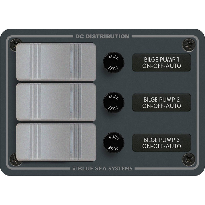 Blue Sea 8665 Contura 3 Bilge Pump Control Panel – 8665