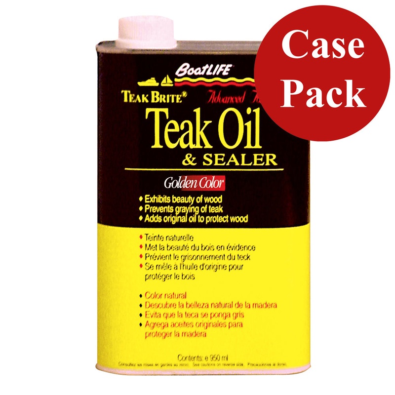 BoatLIFE Teak Brite Advanced Formula Teak Oil – 32oz *Case of 12* – 1188CASE