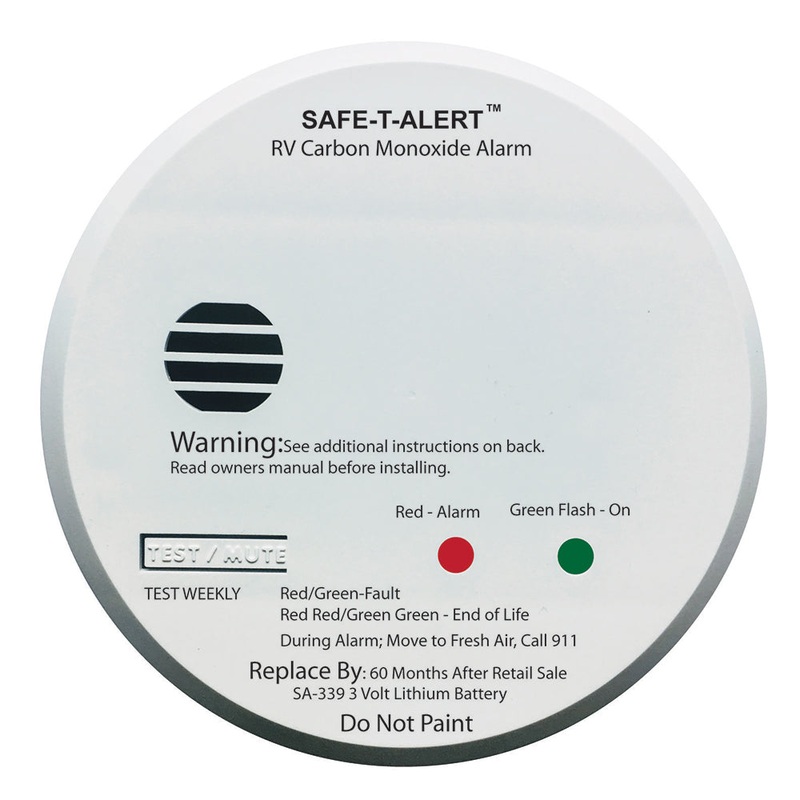 Safe-T-Alert SA-339 White RV Battery Powered CO2 Detector – SA-339-WHT