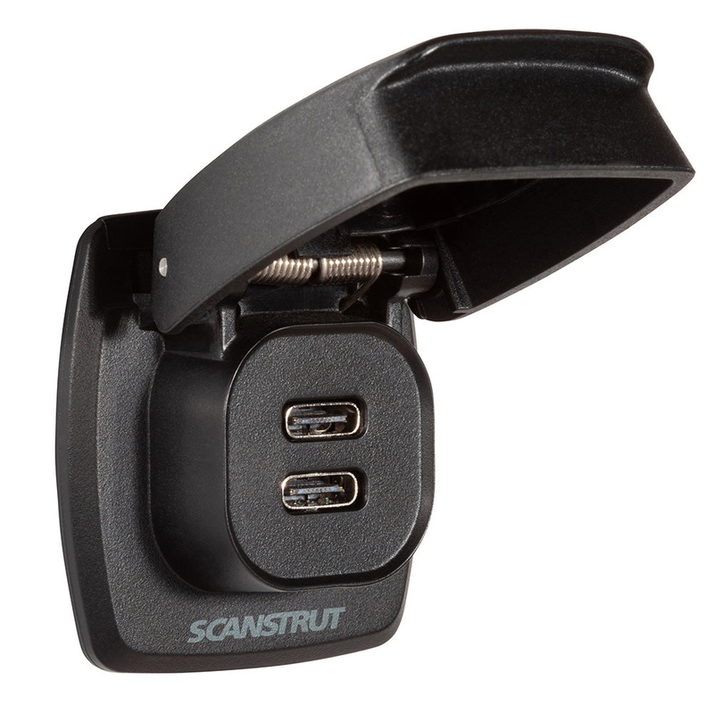 Scanstrut Flip Pro Max – Dual USB-C Charge Socket – SC-USB-F3