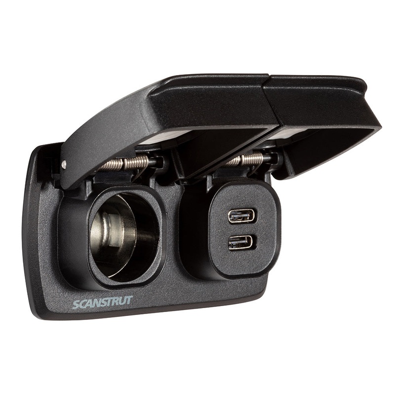 Scanstrut Flip Pro Multi – Dual USB-C & 12V Power Socket – SC-MULTI-F1