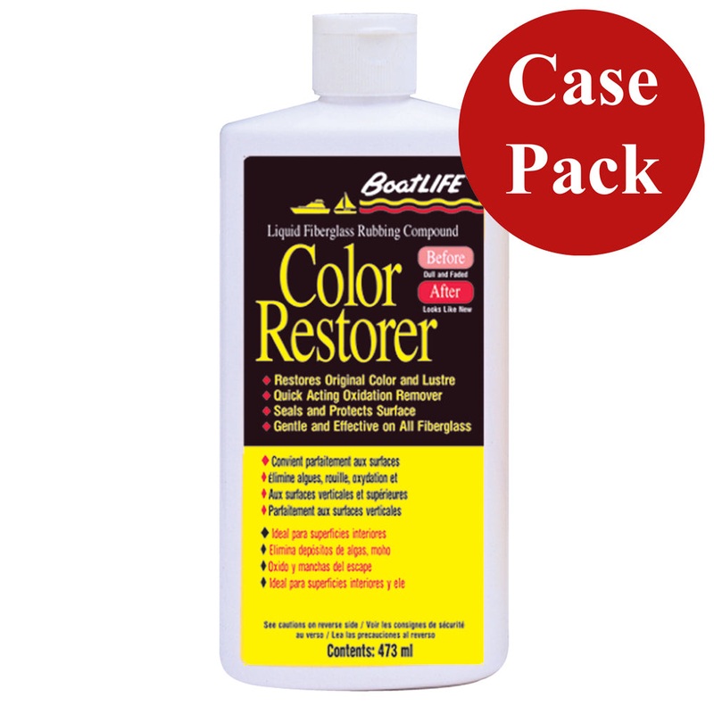 BoatLIFE Fiberglass Rubbing Compound & Color Restorer – 16oz – Case of 12 – 1116CASE