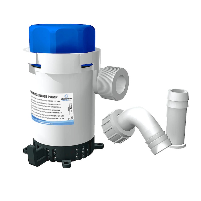 Albin Pump Cartridge Bilge Pump 750GPH – 12V – 01-02-003