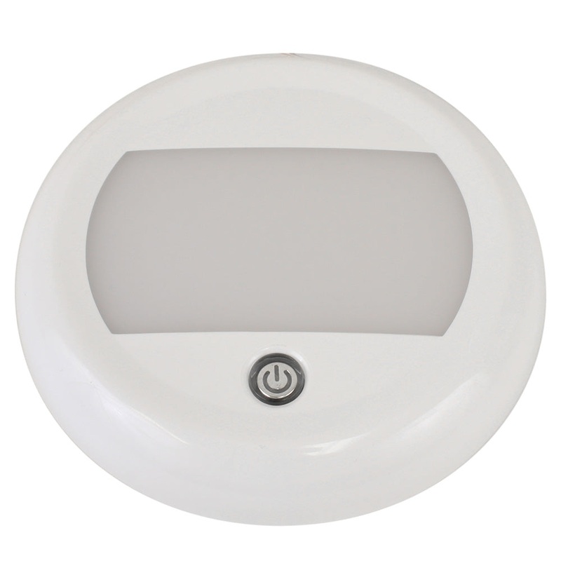 Scandvik 5 Dome Light w/Switch & 3 Stage Dimming – 10-30V – IP67 – 41323P