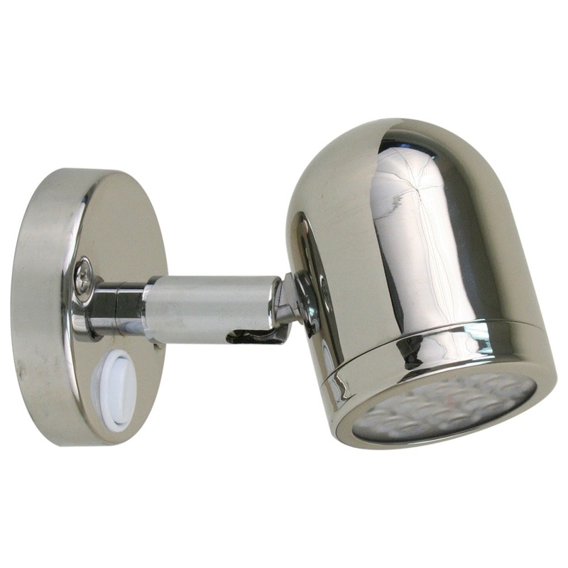 Scandvik LED 304 Stainless Steel LED Reading Light – 8-30V – 19053P