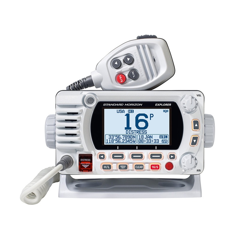 Standard Horizon GX1850 Fixed Mount VHF – NMEA 2000 – White – GX1850W