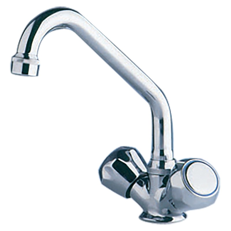 Scandvik Chrome Galley Mixer w/Swivel Spout – 10422P
