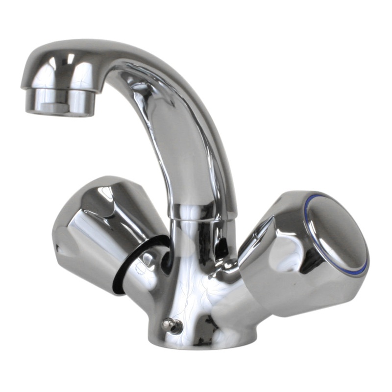 Scandvik Heavy-Duty Basin Mixer – Chrome Plated – 10410P