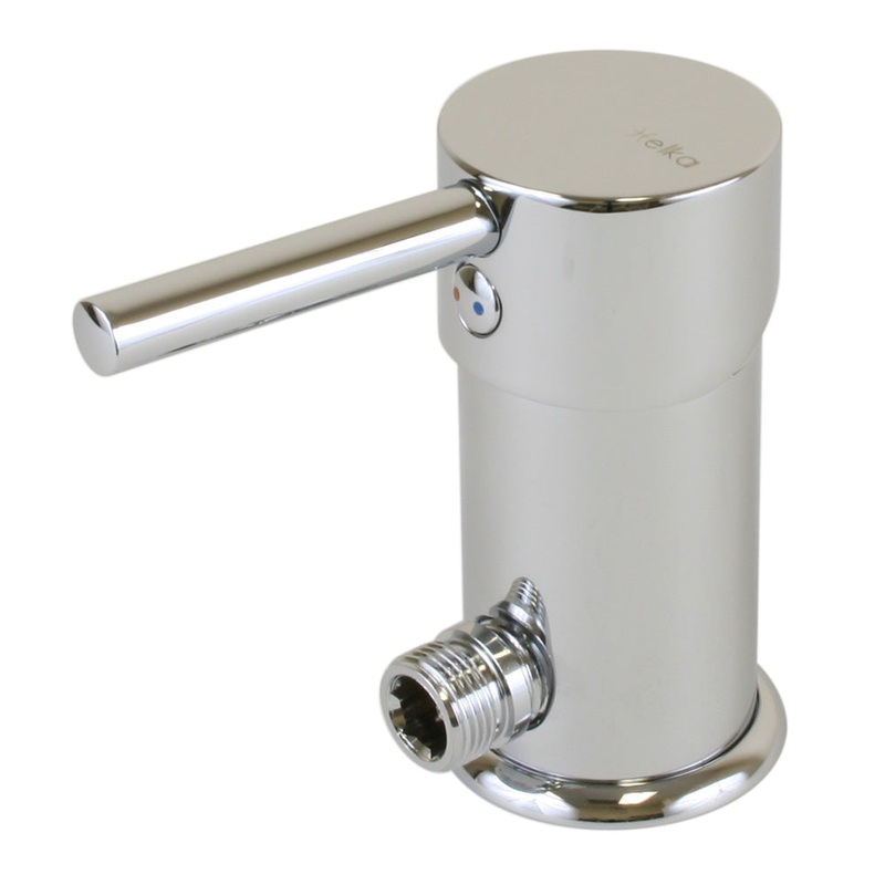 Scandvik Minimalistic Compact Single Level Mixer – Deck Mount – 3/8 & 1/2 Fittings – 16201