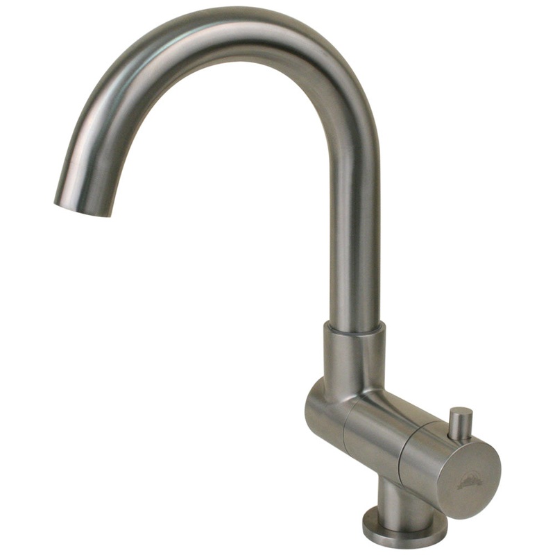Scandvik Nordic Folding Stainless Steel J-Spout Tap – 74125