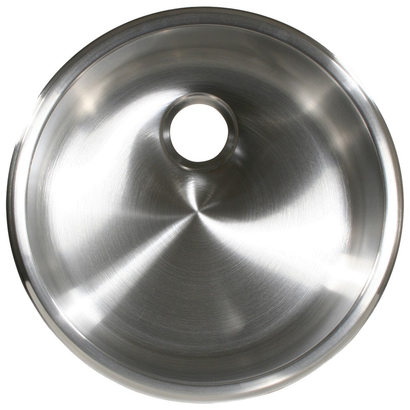 Scandvik SS Cylindrical Sink – (11-5/8 x 5) – Brushed Finish – 10242