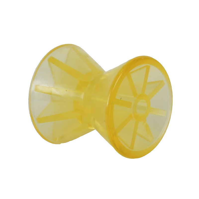 C.E. Smith Bow Roller – Yellow PVC – 4 x 1/2 ID – 29543