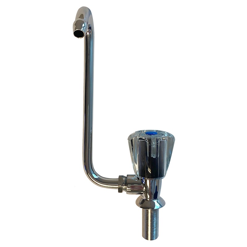 Scandvik Tap w/Folding Spout – Chrome – 10056P