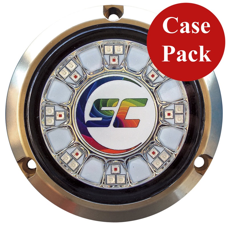 Shadow- Caster SCR-24 Bronze Underwater Light – 24 LEDs – Full Color Changing – *Case of 4* – SCR-24-CC-BZ-10CASE