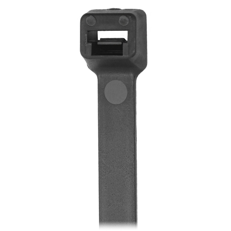 Pacer 4 Cable Tie – Black – 18lb Tensile Strength – 1 Bundle Diameter – 100 Piece Bag