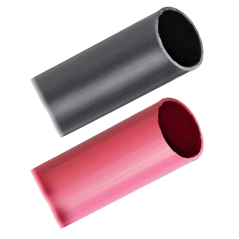 Pacer Battery Cable Heavy Wall Heat Shrink Tubing – 1 x 3 – Black/Red (2-Pieces Combo Pack)