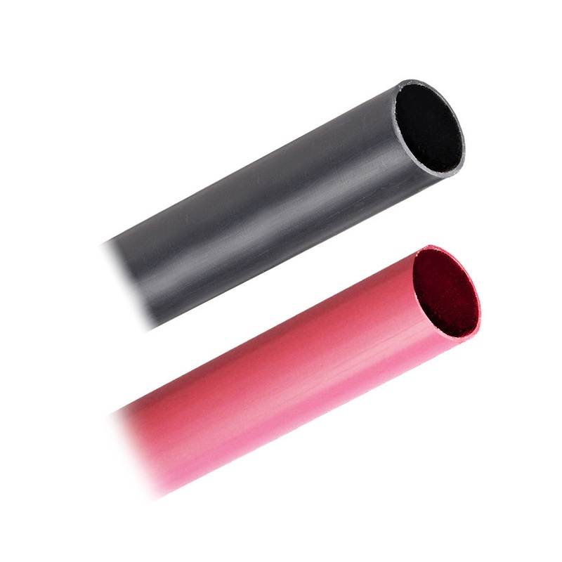 Pacer Battery Cable Heavy Wall Heat Shrink Tubing – 3/4 x 3 – Black/Red (2-Pieces Combo Pack)