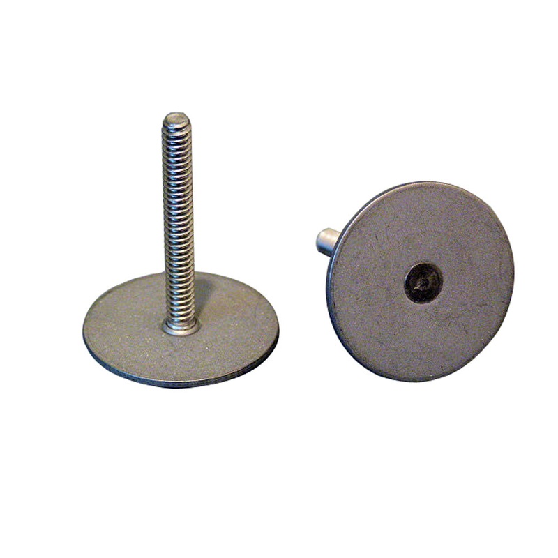 Weld Mount .75 Tall Stainless Stud w/#10 x 24 Threads – Qty. 10