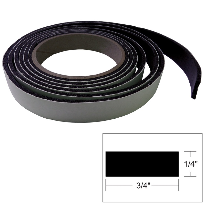 TACO Hatch Tape – 8’L x H x W – Black – V30-0748B8-2 – V30-0748B8-2