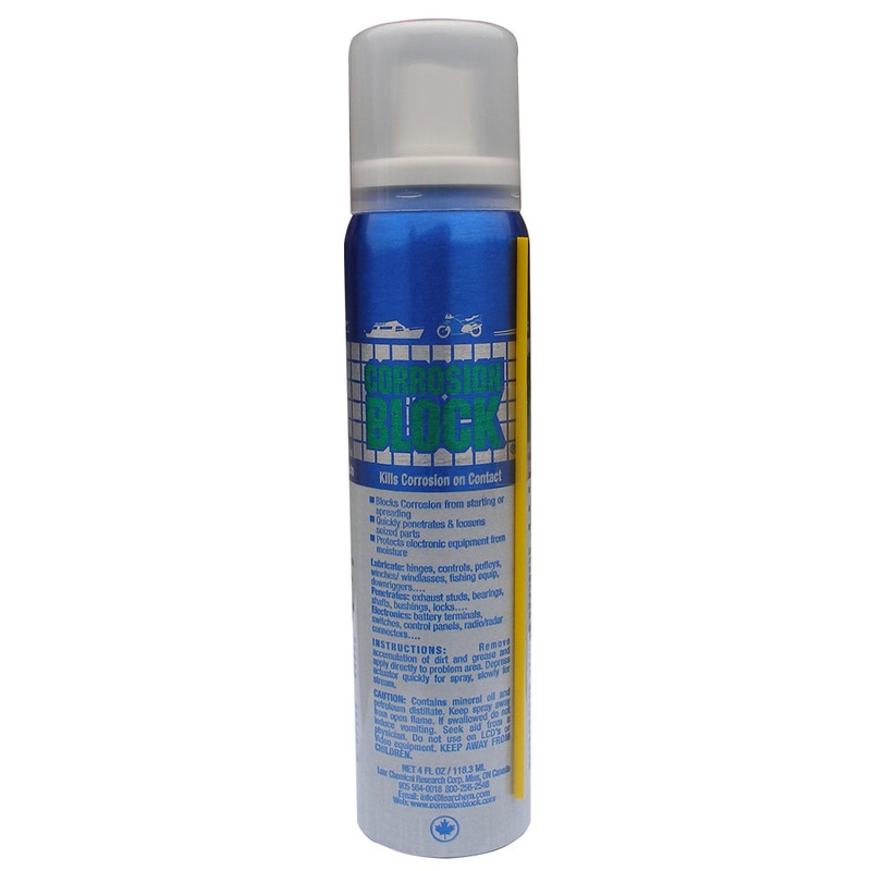 Corrosion Block Liquid Pump Spray – 4oz – Non-Hazmat, Non-Flammable and Non-Toxic – 20002
