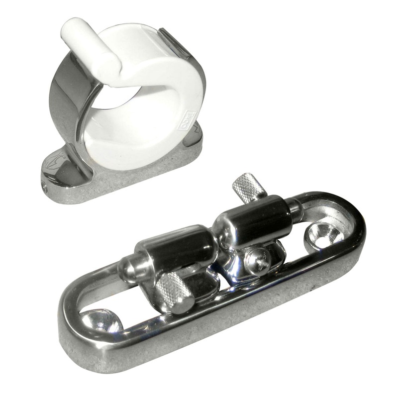 TACO  Stainless Steel Adjustable Reel Hanger Kit w/Rod Tip Holder – Adjusts from 1.875 – 3.875 – F16-2810-1 – F16-2810-1