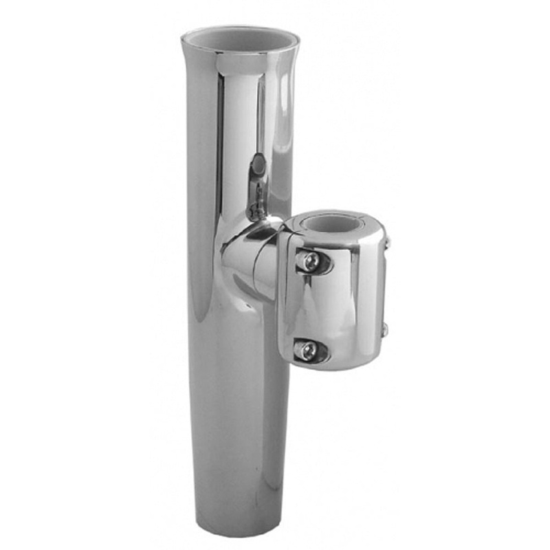 TACO Stainless Steel Clamp-On Adjustable Rod Holder – Fits 1-11/16 & 1-15/16 O.D. Pipe – F16-2630POL-1 – F16-2630POL-1