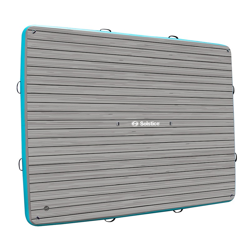 Solstice Watersports 10′ x 8′ Luxe Dock w/Traction Pad & Ladder – 38810