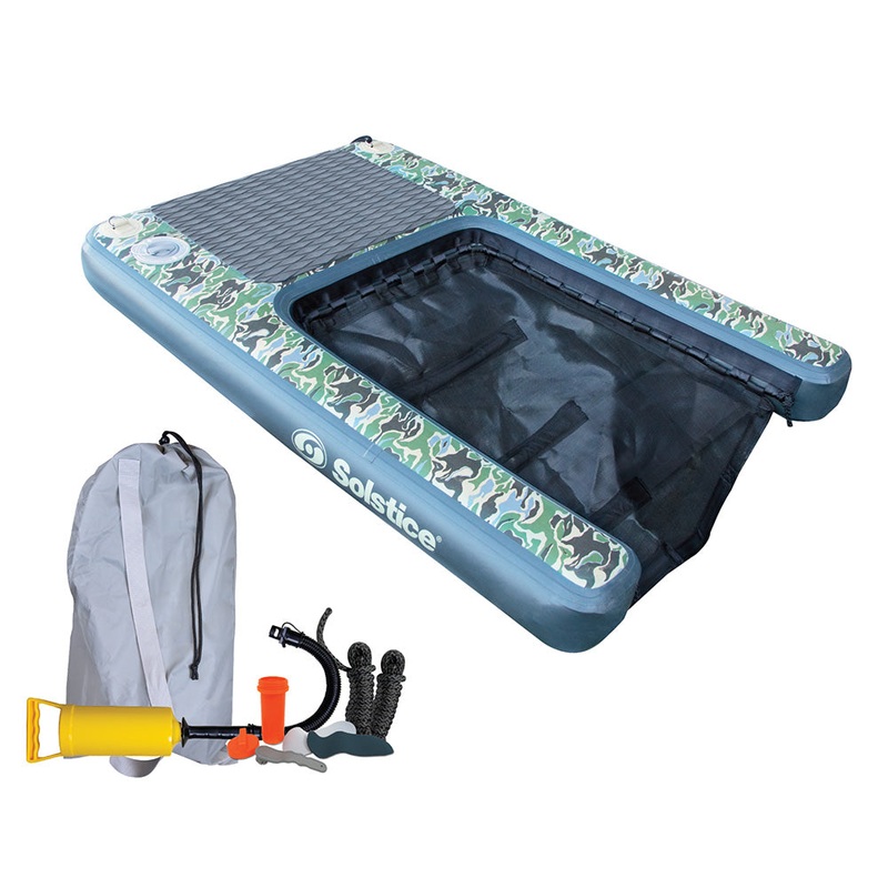 Solstice Watersports Inflatable PupPlank Dog Ramp – XL Sport – Camo – 33250