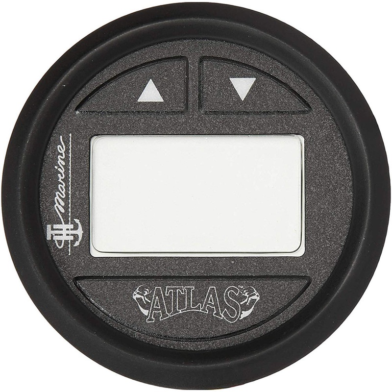 T-H Marine ATLAS Hydraulic Gauge Kit for 6, 10, 12 & 14 ATLAS Jack Plate – Black Bezel – FAGK-2-DP