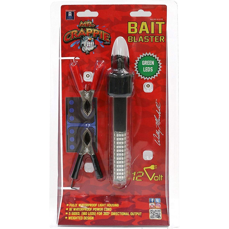 T-H Marine Mr. Crappie Bait Blaster – Underwater Green Light – LED-34143-DP