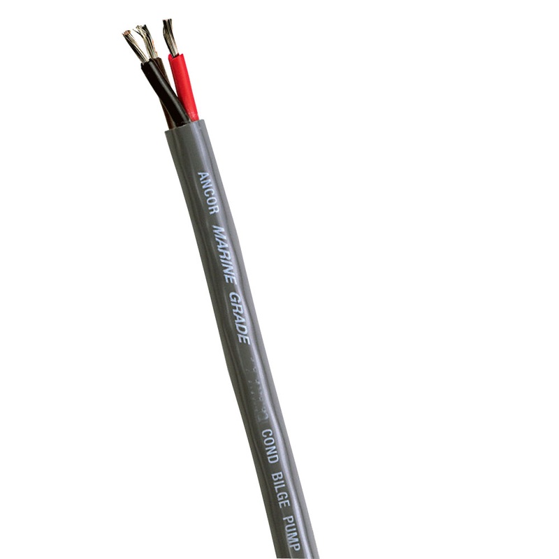 Ancor Bilge Pump Cable – 14/3 STOW-A Jacket – 3x2mm – 100′ – 156410