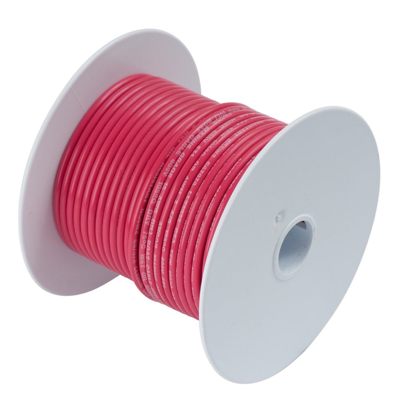 Ancor Red 10 AWG Primary Cable – 100′ – 108810