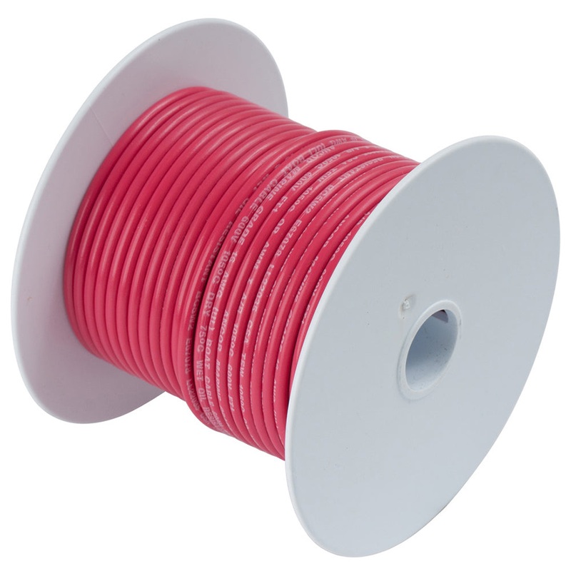 Ancor Red 2 AWG Battery Cable – 100′ – 114510