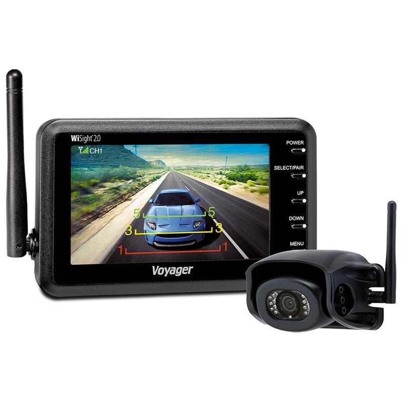 Voyager WiSight 2.0 – 4.3 Monitor w/Camera f/Prewire System – Wireless – WVSXP43