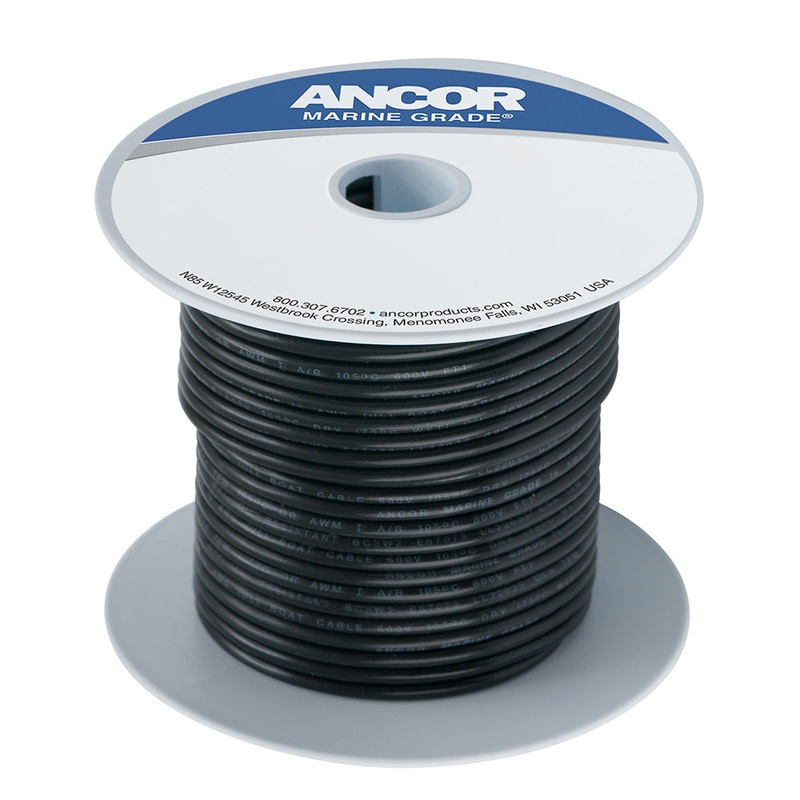 Ancor Black 12 AWG Primary Wire – 1,000′ – 106099