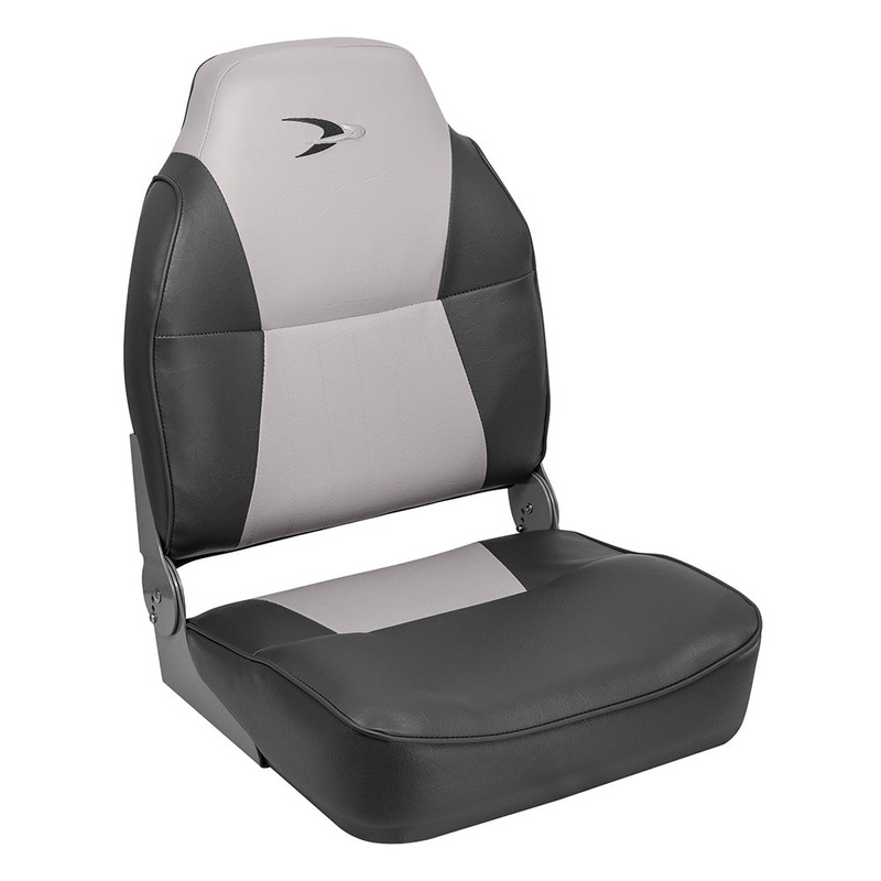 Wise Lund Style High-Back Fishing Seat – Grey/Charcoal – 8WD640PLS-664