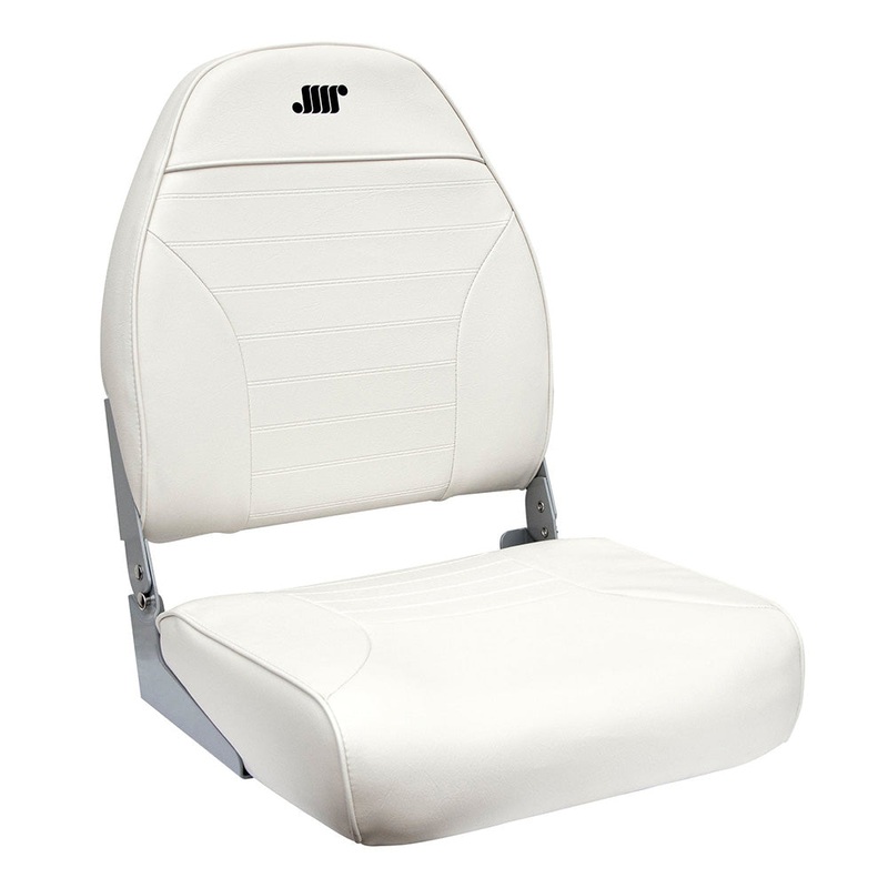 Wise Standard High-Back Fishing Seat – White – 8WD588PLS-710