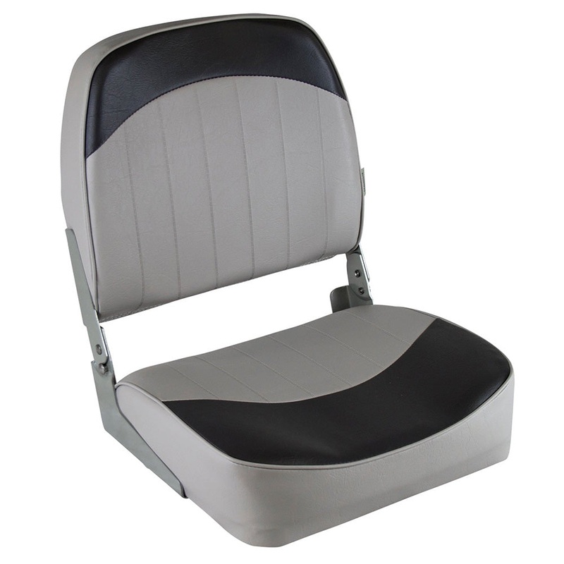Wise Standard Low-Back Fishing Seat – Grey/Charcoal – 8WD734PLS-664