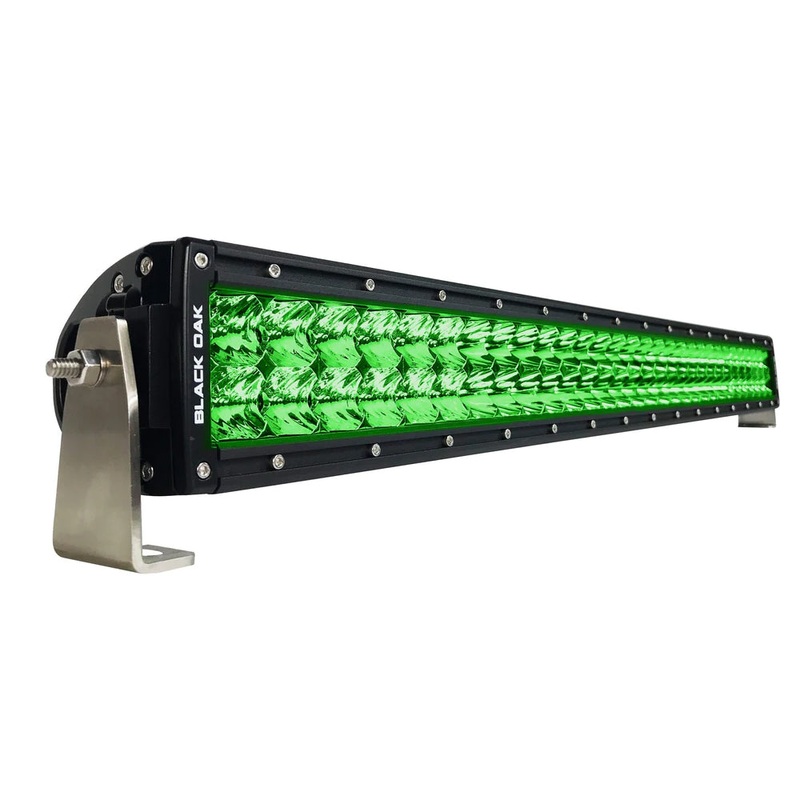 Black Oak Curved Double Row Combo Green Hog Hunting 30 Light Bar – Black – 30CG-D3OS