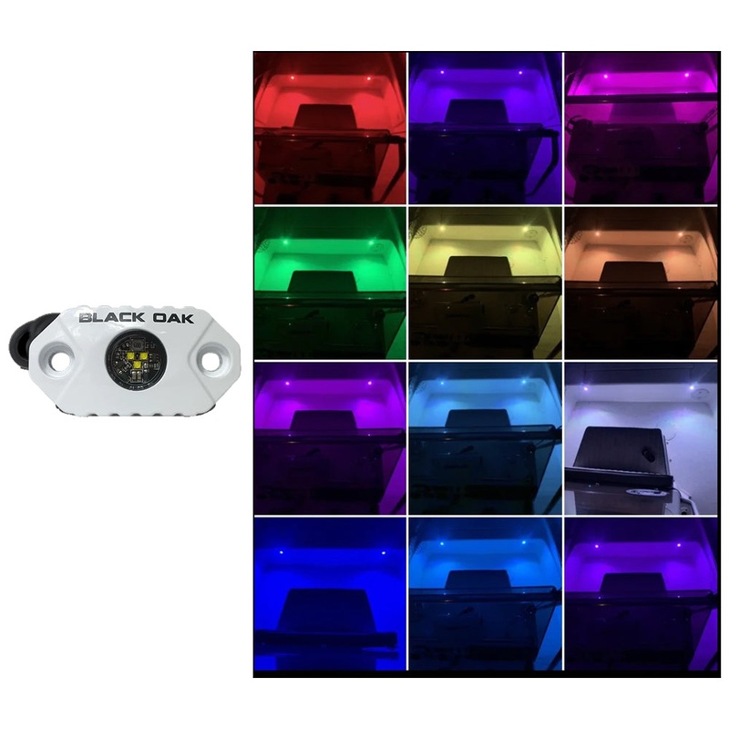 Black Oak Marine RGB Accent Light – White – MAL-RGB