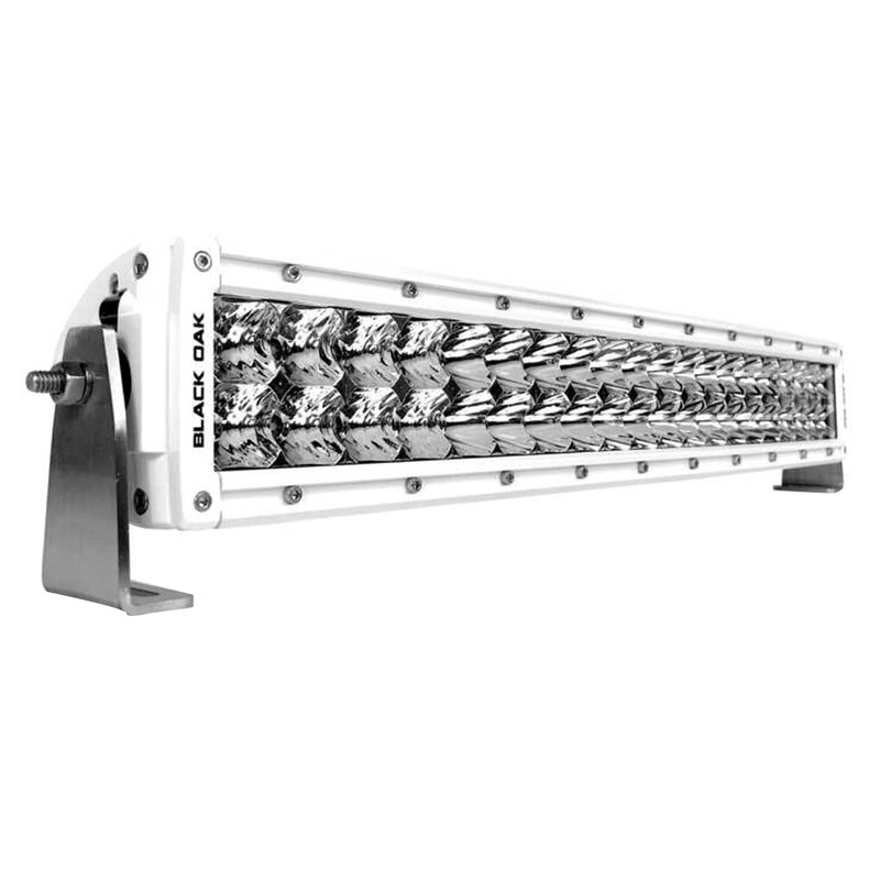 Black Oak Pro Series Curved Double Row Combo 20 Light Bar – White – 20CCM-D5OS