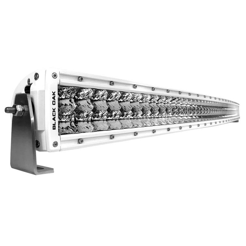 Black Oak Pro Series Curved Double Row Combo 50 Light Bar – White – 50CCM-D5OS